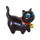 thumbnail image 2 of Mini Estatuilla de Gato, Estatua de Gato de Madera Artesanal, Escultura de Gato Decorativa Encantadora, Figura de Gato en Miniatura para Estantes, Gab, 2 of 9