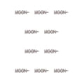 thumbnail image 1 of Sonducket Alfileres de aleación Clip para sombreros con letras Delicadas herramientas de peinado multifuncionales MOON LUNA 10piezas, 1 of 6