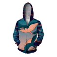 thumbnail image 4 of Sudaderas de otoño para hombre, sudadera con capucha de hombre ballena, sudadera con cremallera de pez espada, sudadera con estampado personalizado de pingüino, ropa Y2k, sudadera informal para hombre, 4 of 5