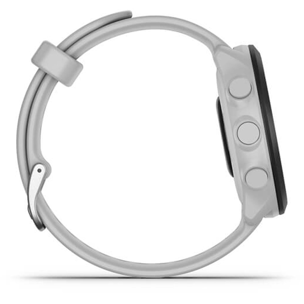 Garmin Forerunner 55 GPS Running Watch (White) Bundle with 2-Pack Screen Protector + 1 YR CPS Enhanced Protection Pack| Official Garmin USA Dealer