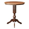 thumbnail image 4 of International Concepts 36" Round Pedestal Bar Table in Cinnamon, 4 of 6
