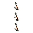 thumbnail image 1 of VONKY Stainless Steel Golf Club Brush Portable Handheld Replacement Solid Color Telescopic Double-sided Ball Brushes Orange Lidless 3Set, 1 of 6