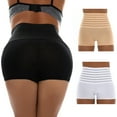 thumbnail image 3 of Seamless Panties High Waist Striped Butt Lifter Slimming Tummy Briefs Shapewear for Daily Wear,Skin Colour S, 3 of 8