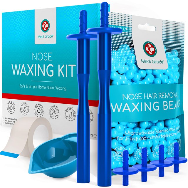 Kit de cera para nariz Medi Grade, grado médico, 26 usos, varilla metálica reutilizable