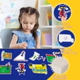 thumbnail image 4 of 15Pcs Pete the Cat Felt Story Kit "Rocking in My School Shoes", Interactive Storytelling & Dramatic Play Prop for Preschool, Ages 3+, 4 of 10
