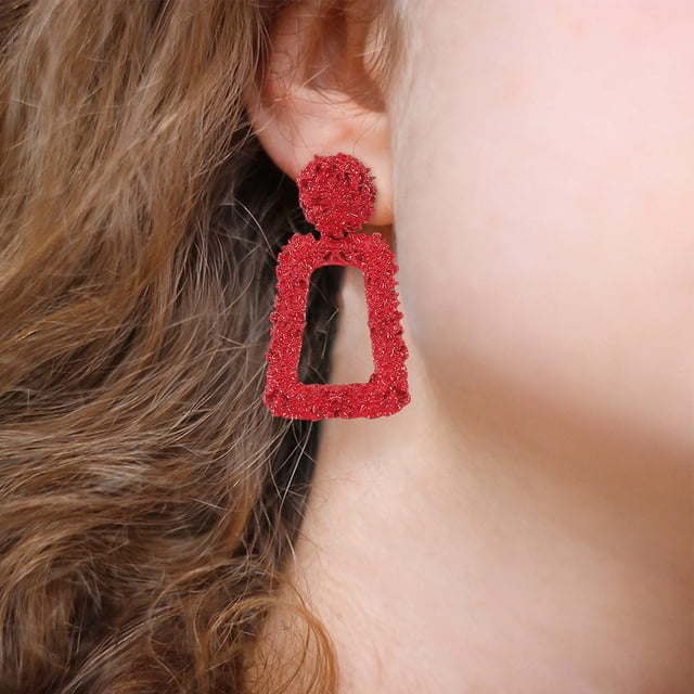 unbranded 1Par Aretes Colgantes De Mujer Con Geométrico Perfectos Para Cualquier Atuendo