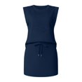 thumbnail image 6 of BOOMNY Womens Two Piece Shorts Set Solid Short Sleeve Tops Shorts Outfits Summer Casual Matching Sets, 6 of 6