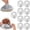 Light Ashy, variant on 60pcs Aluminum Foil Insulation Cover - 2026 Upgraded Reusable Elastic Aluminum Foil Food Covers, 110℃ Heat Pop-Up for Refrigerator Storage, Continuous Warmth, Leftover Food(A)