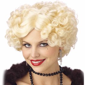Short Blonde Wavy Wig 43211 Smiffy S Blonde Walmart Com