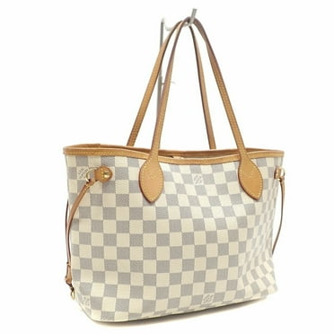 Pre-Owned Louis Vuitton Tote Bag Damier Azur Neverfull PM Women's N51110 Handbag (Good)