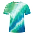 thumbnail image 5 of Tie Dye T Shirts for Man 2026 Summer Casual Lightweight Breathable Short Sleeve Slim Fit Crewneck Tee Shirt, 5 of 5