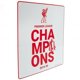 thumbnail image 2 of Liverpool FC - Letrero de Puerta Premier League Champions (Blanco, Rojo), 2 of 4