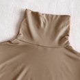 thumbnail image 6 of Fesfesfes Jumpsuit for Women Solid Color Turtleneck Long-Sleeved Skinny Slim Sexy Jumpsuit, 6 of 8