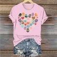 thumbnail image 5 of VBTAPA Women's Happy Easter Shirt Funny Bunny T-Shirt Cute Rabbit Graphic Tees Egg Hunt Holiday Party Tops Lightning Sales Today Pink L, 5 of 6