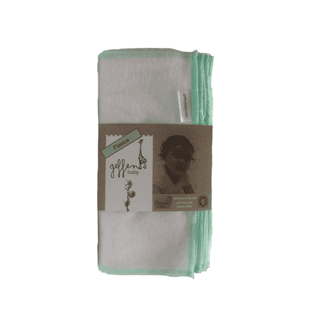 Reusable Baby Wipes, Hemp & Organic Cotton Fleece, Soft Washable Cloth Wipes for Diapering