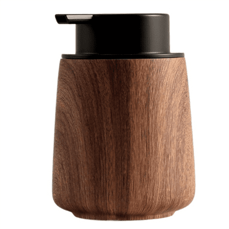 Wood Grain Hand Soap Foaming Bottle Shampoo Dispenser Pressure Type Foam Kitchen Accessories Bathroom Decoration
