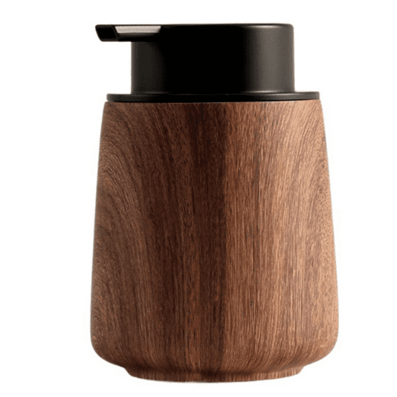 Wood Grain Hand Soap Foaming Bottle Shampoo Dispenser Pressure Type Foam Kitchen Accesso ywm58