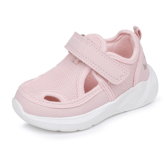 Blikcon Infant & Toddler Boys and Girls Closed-Toe Sandals – Breathable Mesh First Walker Shoes with Adjustable Strap, Lightweight Non-Slip Summer Shoes for 6–24 Months