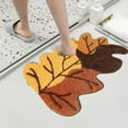 thumbnail image 5 of Welcome Fall Front Door Mat Thanksgiving Maple Leaf Pumpkin Decorative Doormat Non Slip Washable Large Floor Carpet Low Profile Area Mat for Front Door Porch Entry, 5 of 5
