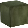 thumbnail image 3 of Pemberly Row Ottoman / Tabouret Moderne / Contemporain en Tissu Microsuède Doux Vert, 3 of 9
