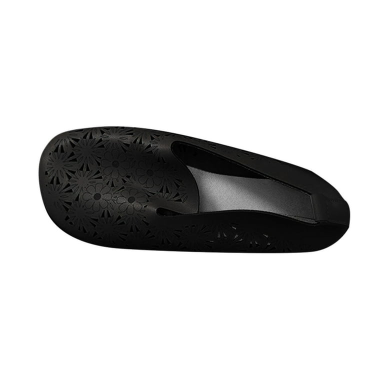 Black carved casual shoes Hand Carved Shoes In Black – Katz And Birds main image 4