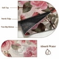 thumbnail image 2 of Pink Roses Area Rug 5x7 Washable Rug Non Slip Spring Floral Elegant Pastoral Butterfly Retro Large Area Rug Soft Stainresistant Indoor Floor Carpet for Living Room Bedroom Home Office Dining Room, 2 of 8