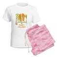 thumbnail image 6 of CafePress - Honeymoon Puerto Vallarta Women's Light Pajamas - Women's Short Sleeve Print T-Shirt and Pants Light Cotton Pajama Set, 6 of 7