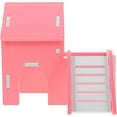 thumbnail image 4 of Guinea Pig Hideout House with Ramp Small Animal Habitat Guinea Pig Chinchilla House, 4 of 9