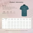 thumbnail image 5 of JanJean Unisex Chef Coat Kitchen Work Uniform Cook Jacket Restaurant Hotel Chef Coat Uniform for Mens Black Short Sleeve M, 5 of 5