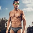 thumbnail image 5 of Men's Speedo 7300165 Solar 1 Inch Swim Brief (Heather Grey 32 Waist), 5 of 6