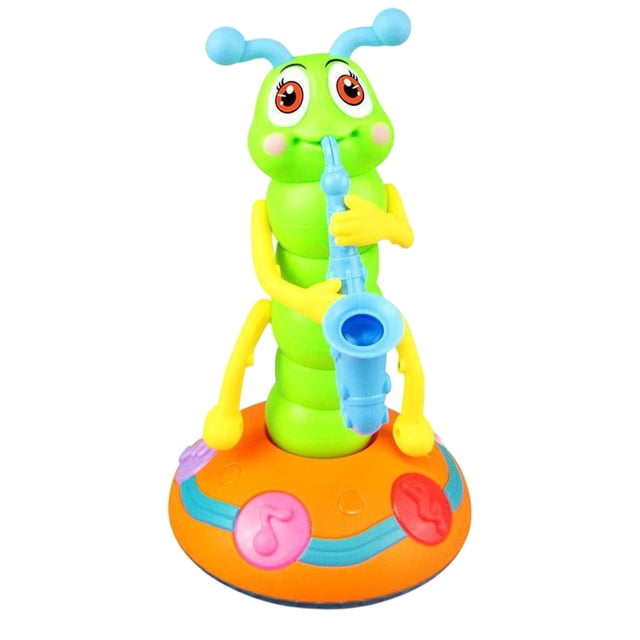 Juguete electrónico Bewildely Saxofón Caterpillar para niños