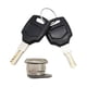 thumbnail image 4 of Cilindro de cerradura para maletero de motocicleta, accesorios para motocicleta, cerradura resistente para maletero trasero Plano de 23 mm de largo, 4 of 9