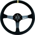 thumbnail image 3 of Sparco 015R345MSN Suede R 345 Steering Wheel - Black, 3 of 4
