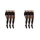 thumbnail image 1 of Minnieouse 3 Pairs Sexy Tights Fishnet Socks Attractive Ladies Accessories Hollow Dating Black Female Mesh Out Lace Stocking Prop Hosiery 2piezas, 1 of 6