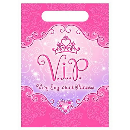 Disney Princess Favor Bags (8 Pack) - Party Supplies