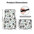 thumbnail image 5 of Naloa Dinosaur on Excavator2 Car Foot Mat Set of 4 Pieces - Universal Floor Liner Neoprene Full Set Floor Mats for Cars Trucks SUV, 5 of 7