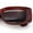 Burgundy - Smoke, variant on Womens Beveled Rectangle Mod Thick Plastic Fashion Sunglasses All Black