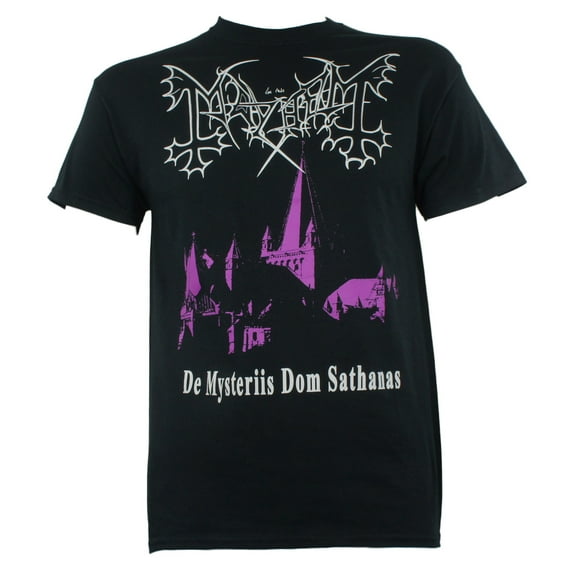 Mayhem Mens De Mysteriis Dom Sathanas T-Shirt L