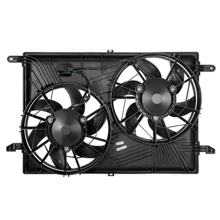 For 2007 to 2019 GMC Acadia Chevy Traverse Buick Enclave 3.6L Factory Style Radiator Cooling Fan Shroud Assembly GM3115219 08 09 10 11 12 13 14 15 16 17