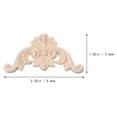 thumbnail image 2 of Clispeed 12Pcs Beige Wood Carved Corner Applique Furniture Onlay Floral Decoration for Door Window, 2 of 8