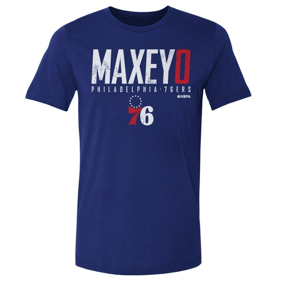 Men's 500 Level Tyrese Maxey Royal Philadelphia 76ers Elite T-Shirt