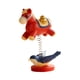 thumbnail image 4 of Escultura de consola central de coche, modelo de muñeca con cabeza móvil de resorte, decoración de escritorio. Rojo, 4 of 9