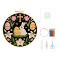 thumbnail image 2 of Easter Embroidery For Beginners DIY Craft With Threads Needle And Pattern For, 2 of 6