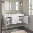 thumbnail image 3 of Modway Render 48" MDF and Particleboard Wall-Mount Bathroom Vanity in White, 3 of 8