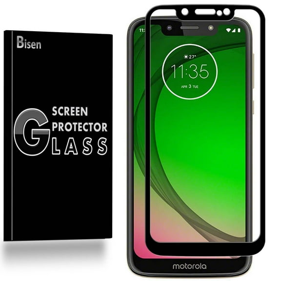 [2-Pack] Fit For Motorola Moto G7 PLAY /Optimo / Moto G7 Optimo (XT1952DL) [BISEN] FULL COVER Tempered Glass Screen Protector, Anti-Scratch, Anti-Shock, Shatterproof, Bubble Free