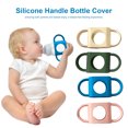 thumbnail image 2 of Kripyery Milk Bottle Handle Cover Multifunctional Silicone Soft Safe Easy-to-Clean Handle Bottle Cover Baby Accessories, 2 of 8
