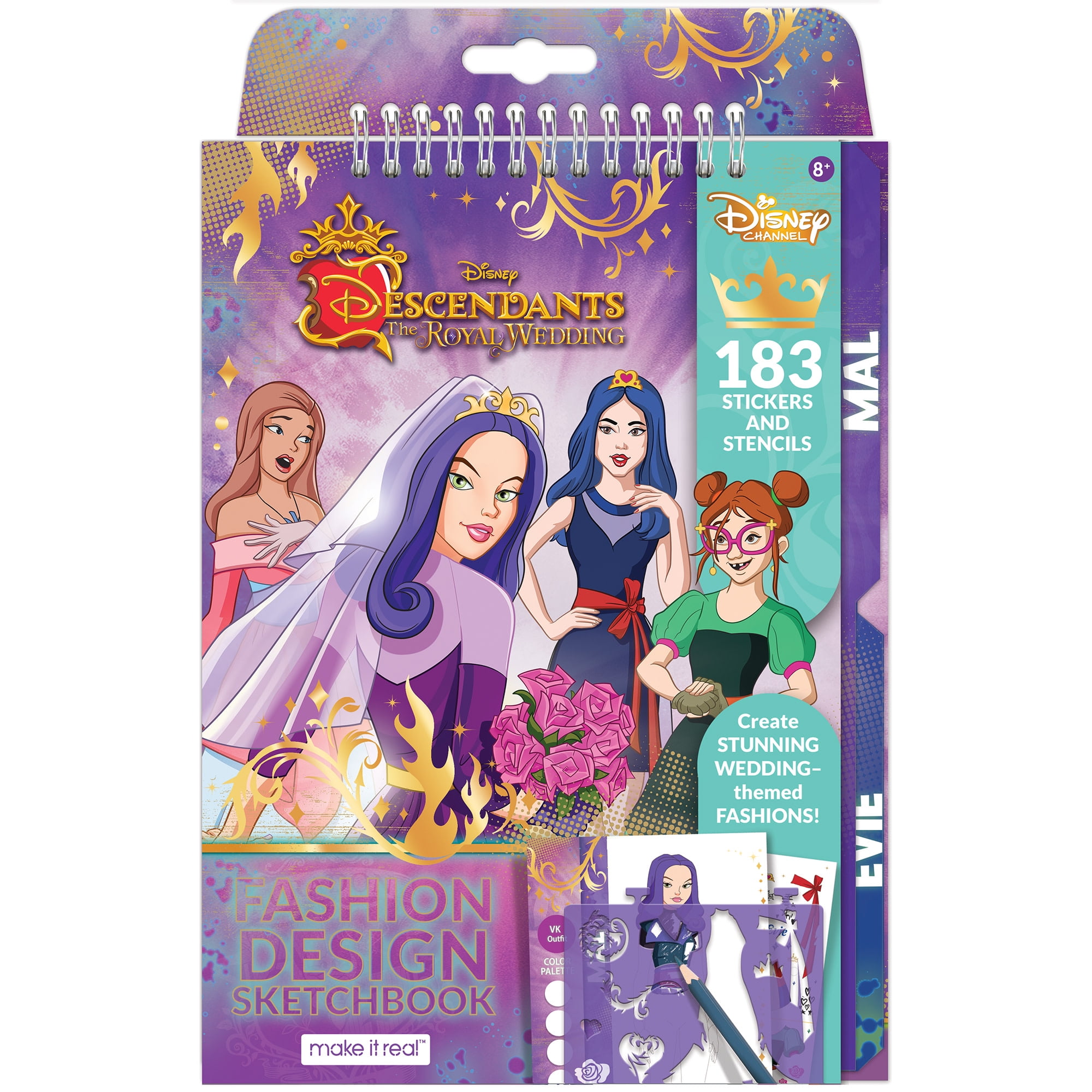 Disney Descendants Royal Wedding: Fashion Design Sketchbook - Includes ...