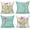 Wildflower-skyblue, variant on Spring Outdoor Throw Pillow Covers 20x20 Set of 2 Garden Flowers Farmhouse Patio Decorative Cushion Covers Home Decor Couch for Sofa Bedroom Livingroom, SkyBlue