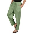 thumbnail image 3 of Inkmeso Solid Casual Bottom For Men's Lightweight Cotton Track Pants For Sleep/Workout Pajamas, 3 of 7
