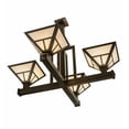 thumbnail image 5 of Meyda 189964 42 in. T Mission 4 Light Inverted Pendant - Timeless Bronze, 5 of 7